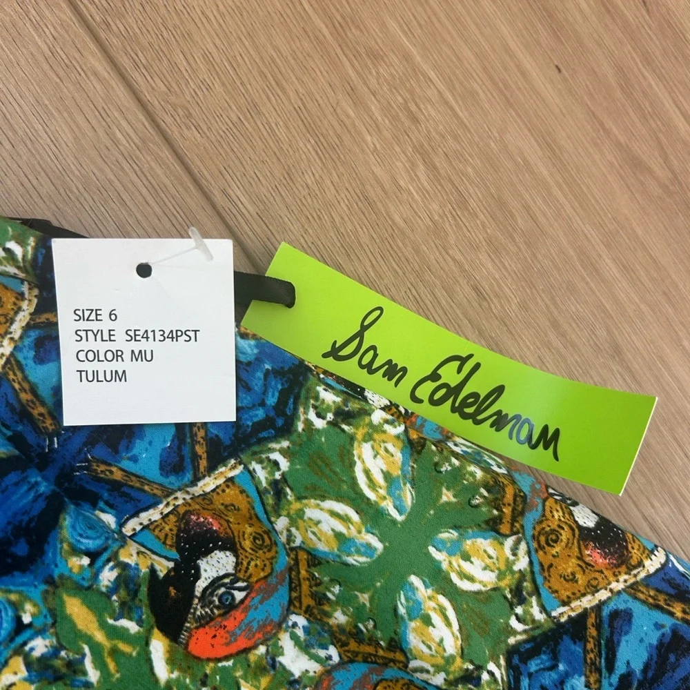 Colorful Patterned Midi Skirt - Picture 6 of 6